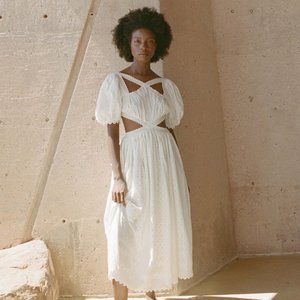 Doen Ravenna Dress, Salt NWT